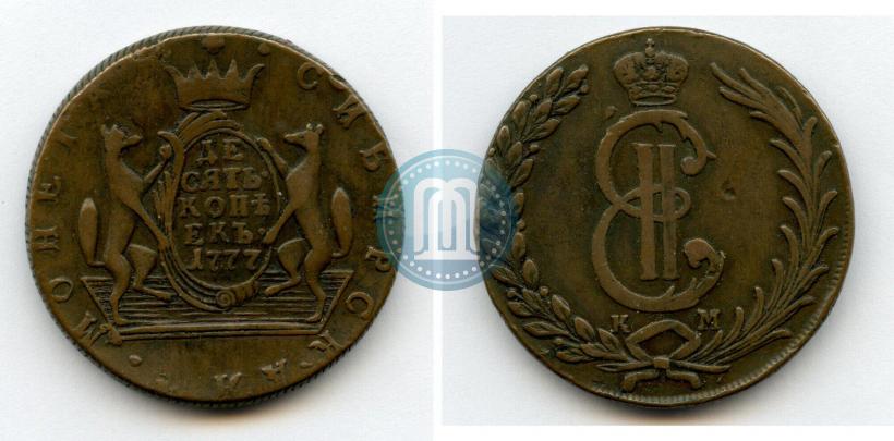 Picture 10 kopecks 1777 year КМ 