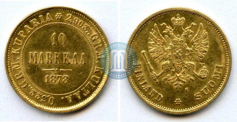 Picture 10 markkaa 1878 year S 