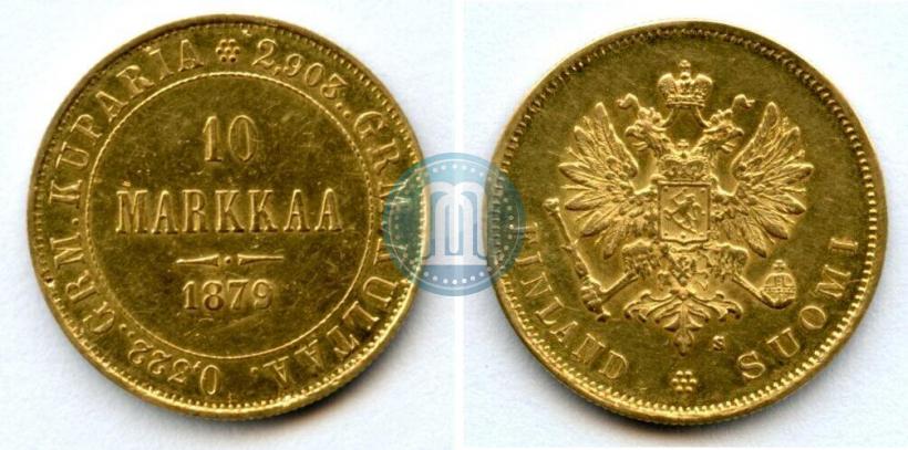 Picture 10 markkaa 1879 year S 