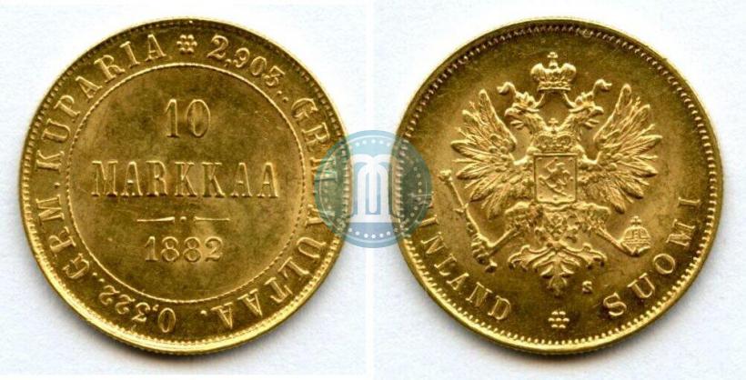 Picture 10 markkaa 1882 year S 
