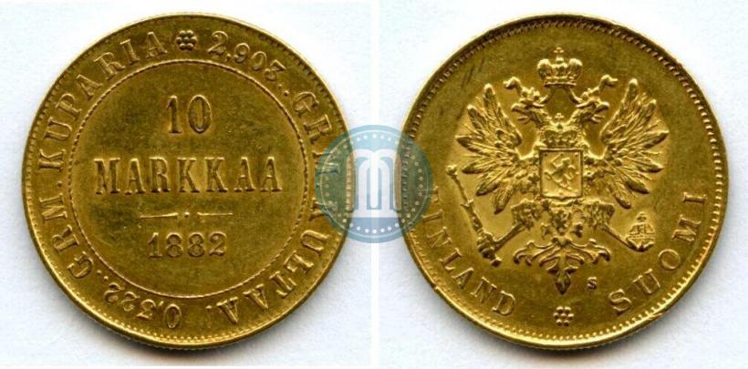Picture 10 markkaa 1882 year S 