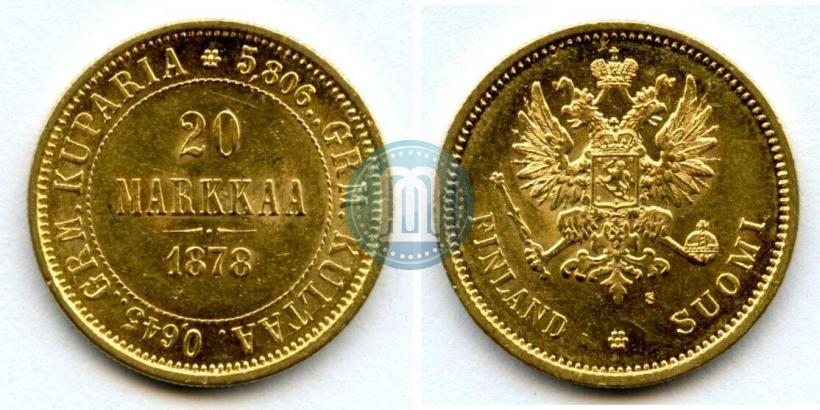 Picture 20 markkaa 1878 year S 