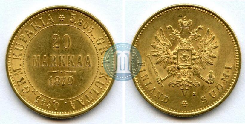 Picture 20 markkaa 1879 year S 