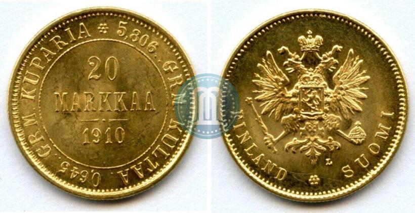 Picture 20 markkaa 1910 year L 