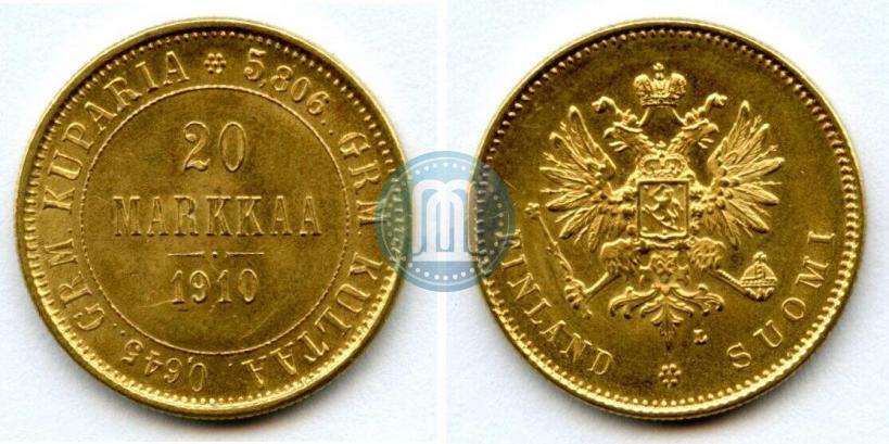 Picture 20 markkaa 1910 year L 