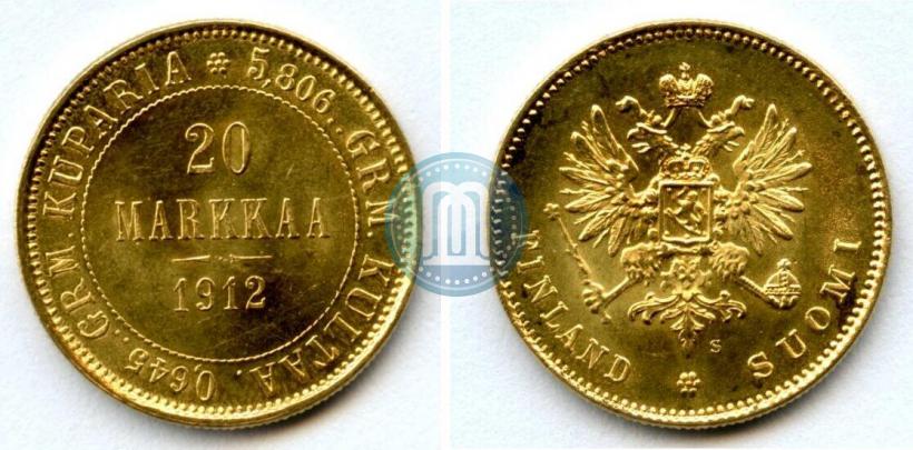 Picture 20 markkaa 1912 year S 