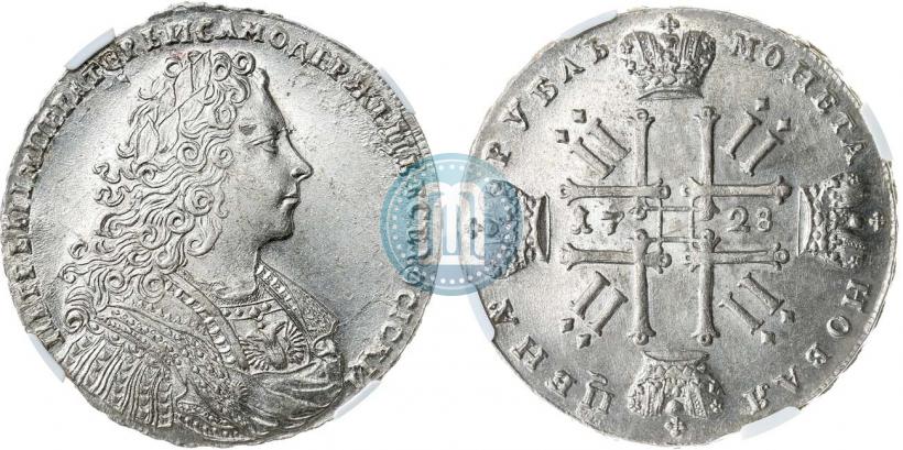 Picture 1 rouble 1728 year  "Type of 1728"