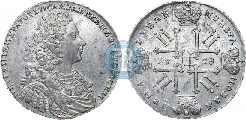 Picture 1 rouble 1728 year  "Type of 1728"