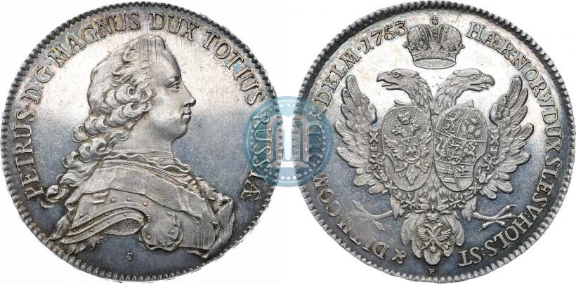 Фото Талер 1753 года P "Альбертусталер"