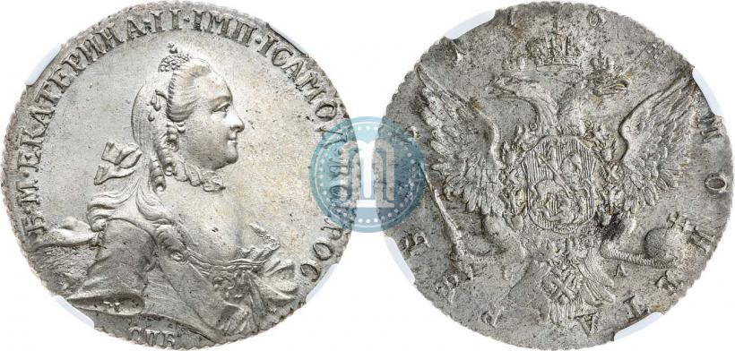 Фото 1 рубль 1764 года СПБ-СА 