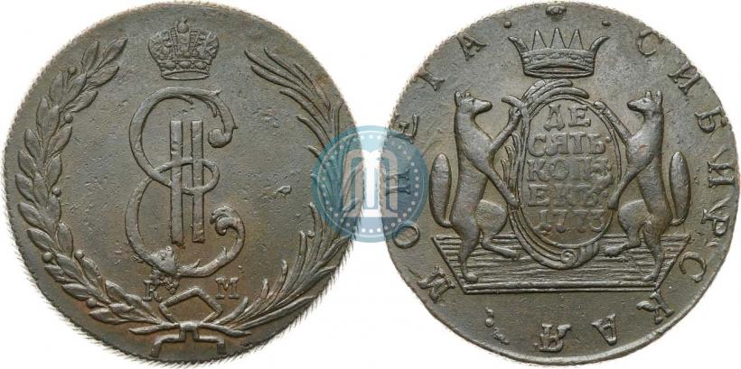 Picture 10 kopecks 1773 year КМ 