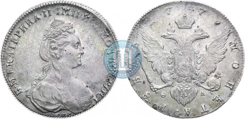 Фото 1 рубль 1779 года СПБ-ФЛ 