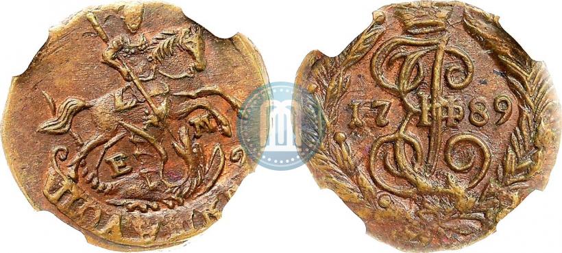 Фото Полушка 1789 года ЕМ 