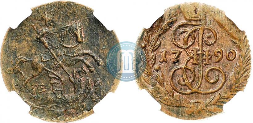 Фото Полушка 1790 года ЕМ 