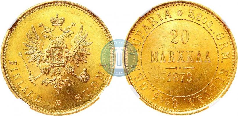 Picture 20 markkaa 1879 year S 