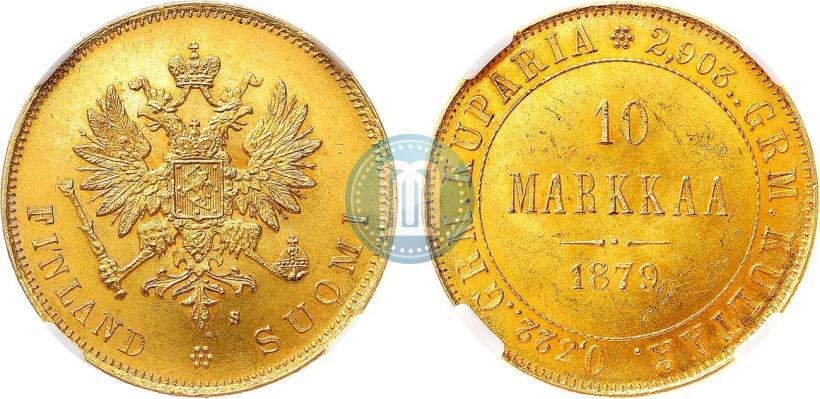 Picture 10 markkaa 1879 year S 