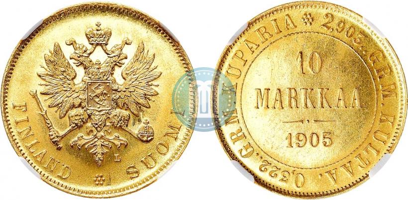 Picture 10 markkaa 1905 year L 