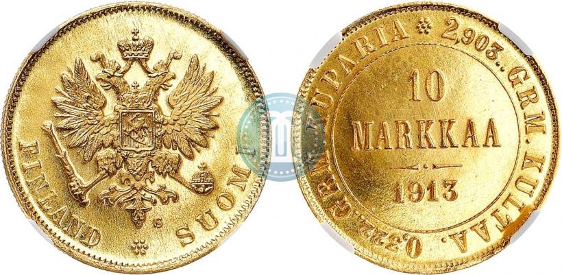 Фото 10 марок 1913 года S 