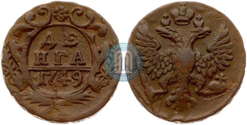 Фото Денга 1749 года  