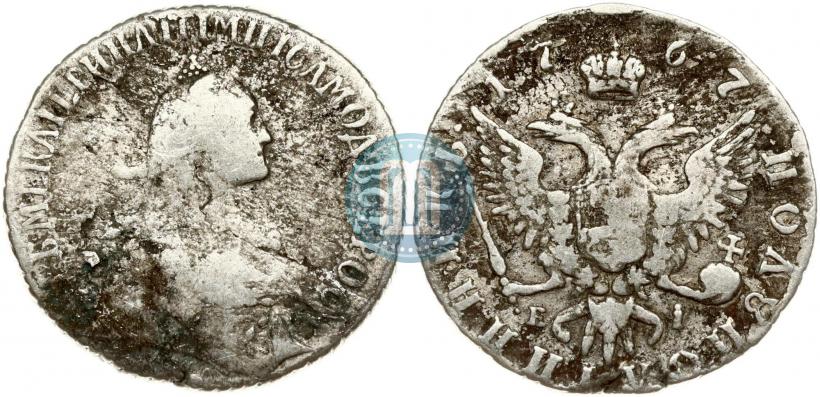 Фото Полуполтинник 1767 года ММД-EI 