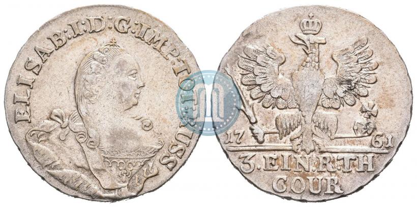 Picture 1/3 Thaler 1761 year  