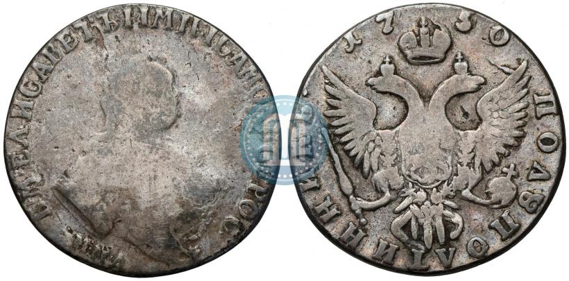 Фото Полуполтинник 1750 года ММД 
