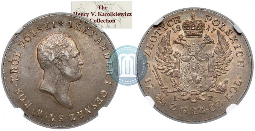 Picture 5 złotych 1817 year IB 