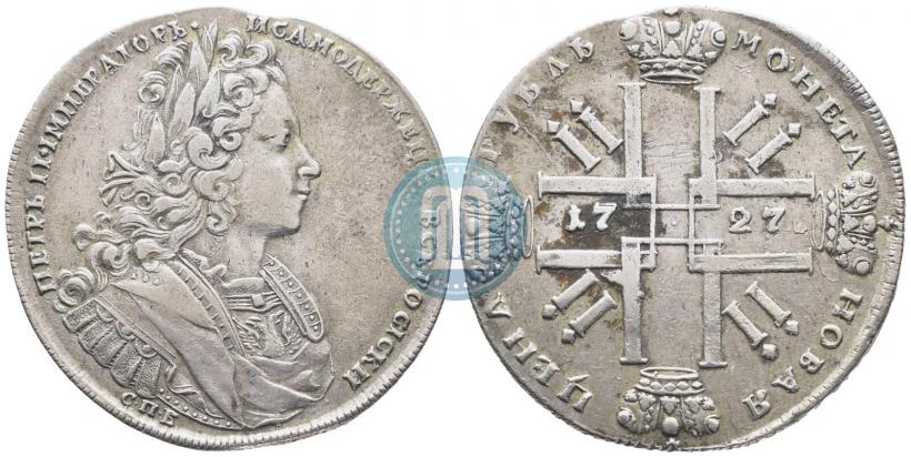 Picture 1 rouble 1727 year СПБ "Petersburg type"