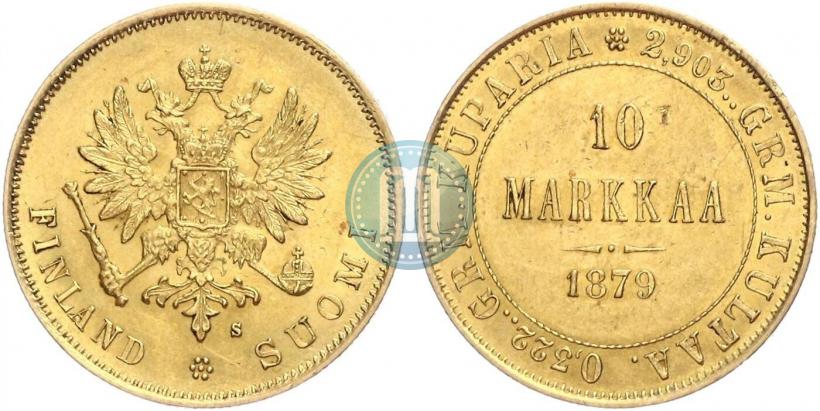 Picture 10 markkaa 1879 year S 