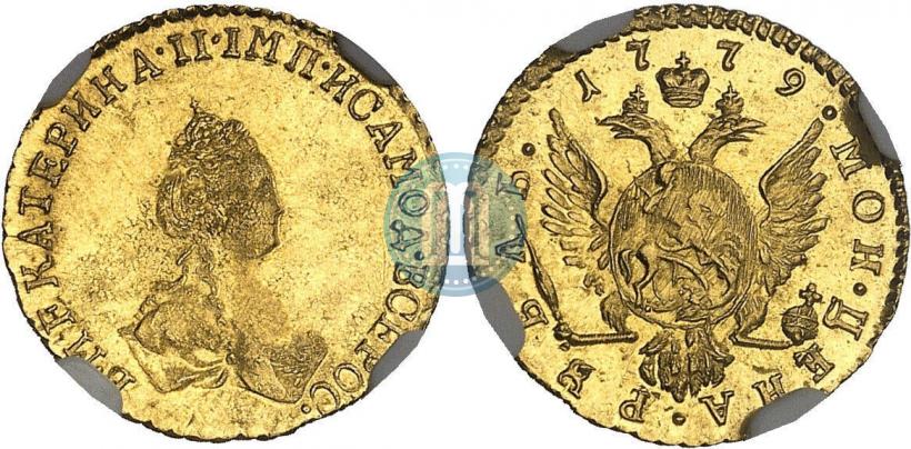 Фото 1 рубль 1779 года  