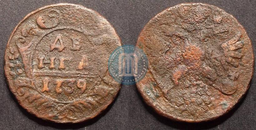 Фото Денга 1739 года  