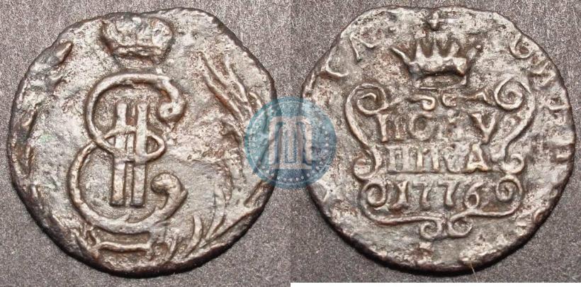 Фото Полушка 1776 года КМ 