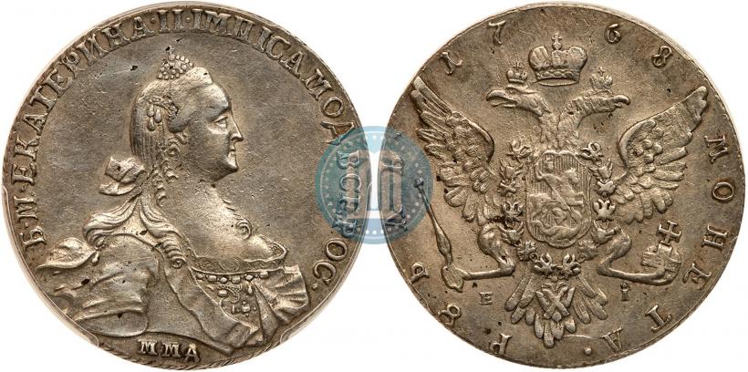 Picture 1 rouble 1768 year ММД-EI 