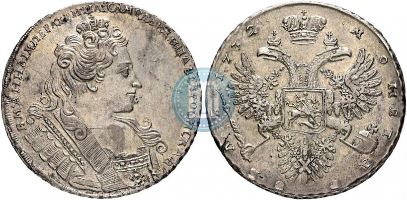 Фото 1 рубль 1732 года  