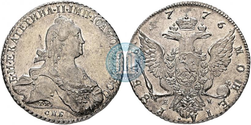 Picture 1 rouble 1776 year СПБ-ЯЧ 