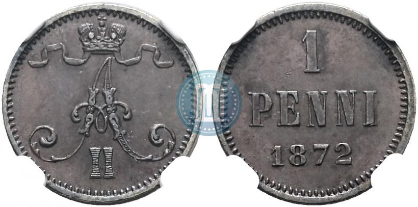 Picture 1 penni 1872 year  