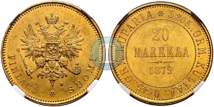 Picture 20 markkaa 1879 year S 