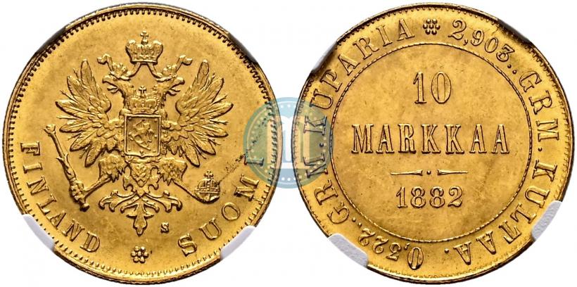 Picture 10 markkaa 1882 year S 