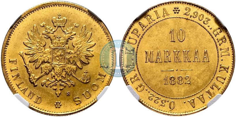 Picture 10 markkaa 1882 year S 