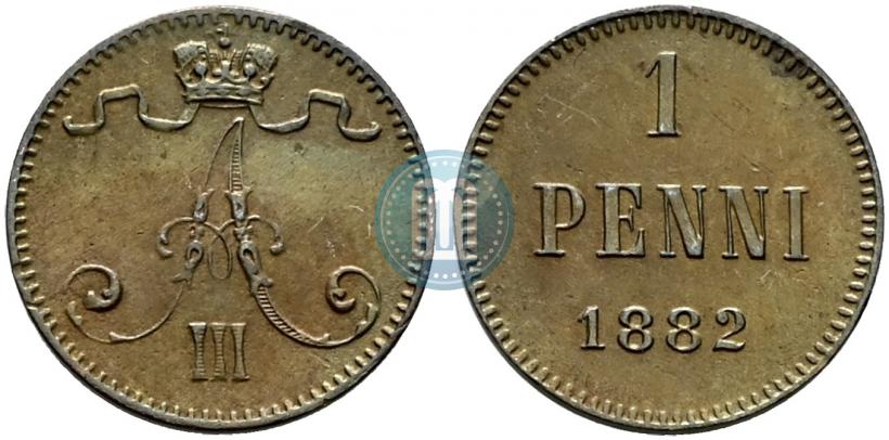Picture 1 penni 1882 year  
