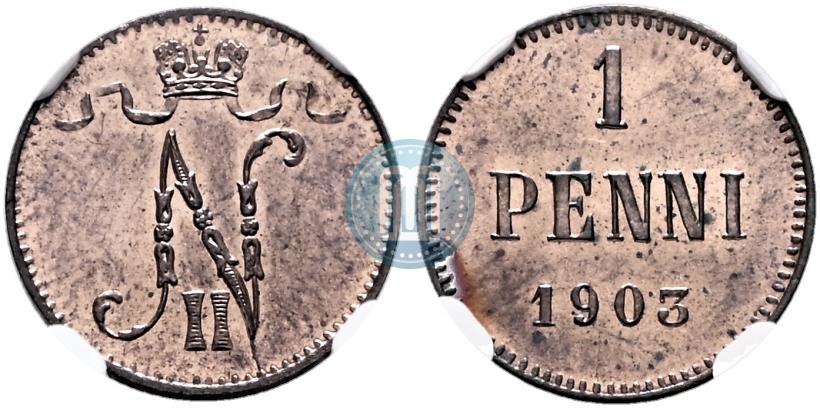 Picture 1 penni 1903 year  