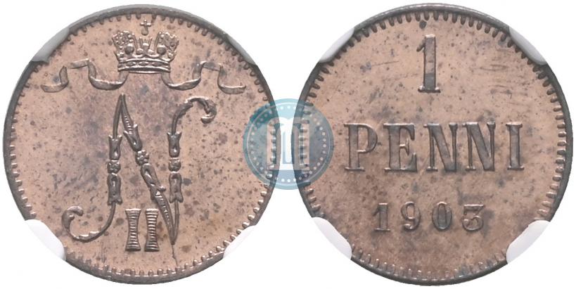 Picture 1 penni 1903 year  