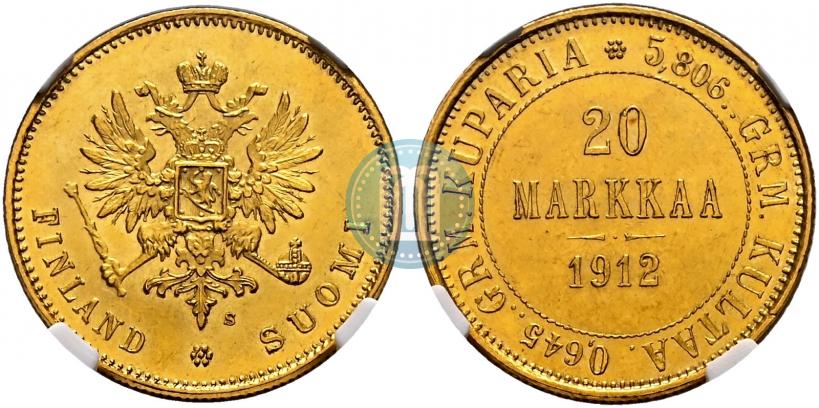 Picture 20 markkaa 1912 year S 