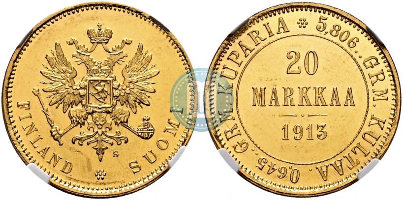 Picture 20 markkaa 1913 year S 