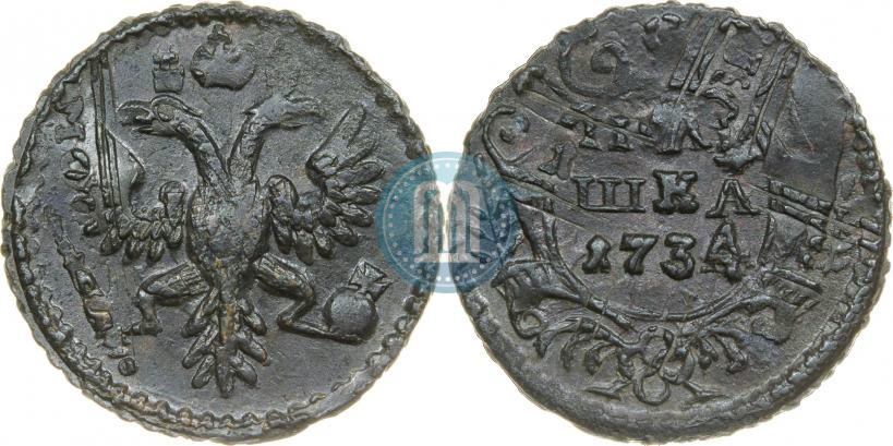 Picture Polushka 1734 year  