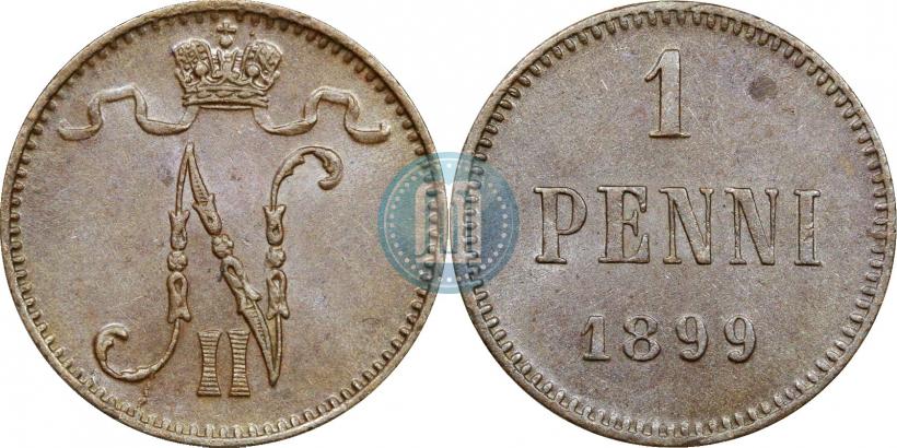 Фото 1 пенни 1899 года  