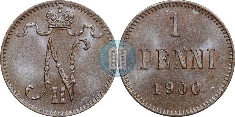 Picture 1 penni 1900 year  