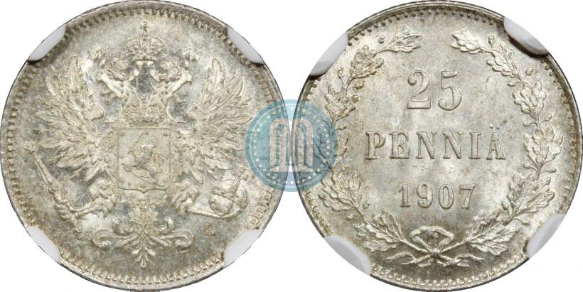 Фото 25 пенни 1907 года L 