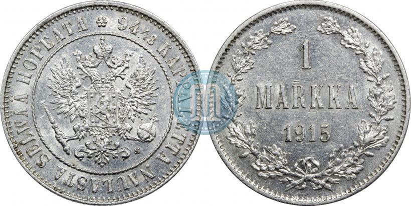 Picture 1 markka 1915 year S 