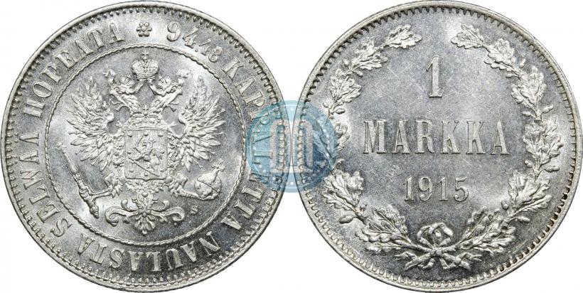 Picture 1 markka 1915 year S 